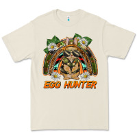 Bone easter egg hunter  rabbit rainbow Premium Tee - BarkalooDesign