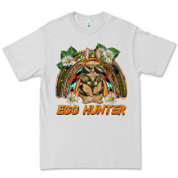 Dove Grey easter egg hunter  rabbit rainbow Premium Tee - BarkalooDesign