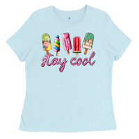 Baby Blue stay cool Ladies Tee - AdoDesignShop