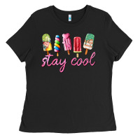 Black stay cool Ladies Tee - AdoDesignShop