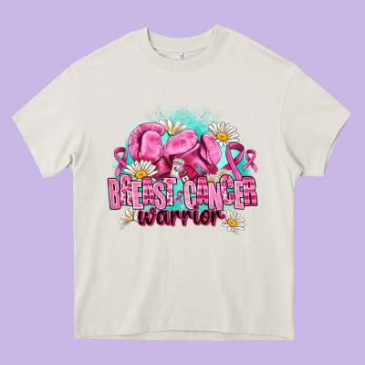 Breast Cancer Warrior Heavy Core Tee Designed By Adodesignshop