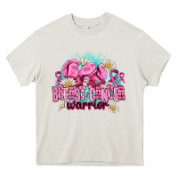 Cream breast cancer warrior Heavy Core Tee - AdoDesignShop