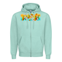 Seafoam butterflies summer Zipper Hoodie - TumblerDesignByShophia