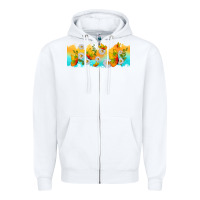 White butterflies summer Zipper Hoodie - TumblerDesignByShophia