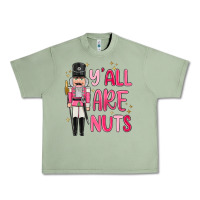 Oil Green yall are nuts Urban Heavy Tee - MaliasSmallBusiness