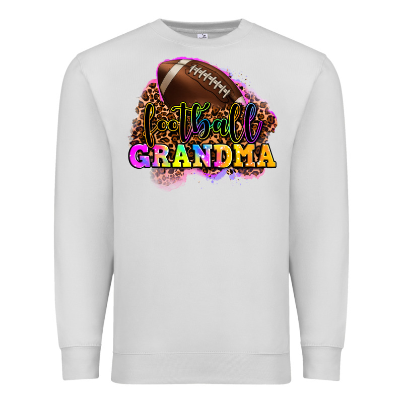 Football Grandma Premium Sweatshirt by OliviaCreatesArt | Teevron