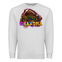 Dove Grey football grandma Premium Sweatshirt - OliviaCreatesArt
