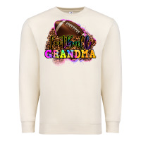 Sandshell football grandma Premium Sweatshirt - OliviaCreatesArt