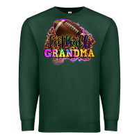 Sports Green football grandma Premium Sweatshirt - OliviaCreatesArt