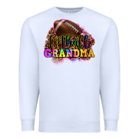 White football grandma Premium Sweatshirt - OliviaCreatesArt