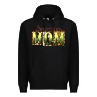 Black American Mom Mother's Day Premium Hoodie - CowGirlArtShop