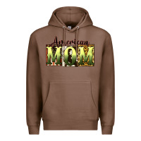 Chestnut American Mom Mother's Day Premium Hoodie - CowGirlArtShop