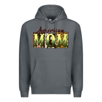 Rock American Mom Mother's Day Premium Hoodie - CowGirlArtShop