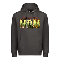 Smoke American Mom Mother's Day Premium Hoodie - CowGirlArtShop