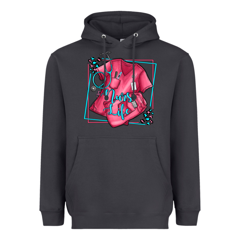 Nurse Life Olivia Heavyweight Hoodie by OliviaCreatesArt | Teevron
