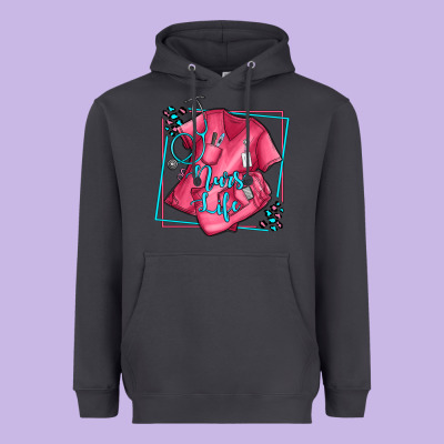Nurse Life Olivia Heavyweight Hoodie Designed By Oliviacreatesart