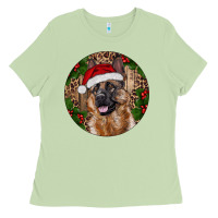Matcha German Shepherd Christmas Ladies Tee - RanaPortraitStore