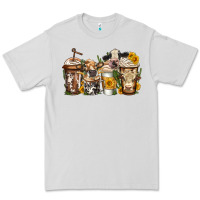 Dove Grey cows coffee cups Premium Tee - Jasminsmagicworld