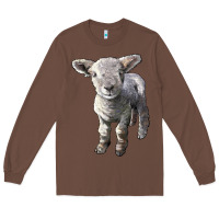 Chestnut southdown baby sheep Long Sleeve Tee - LillyAllenDesigns