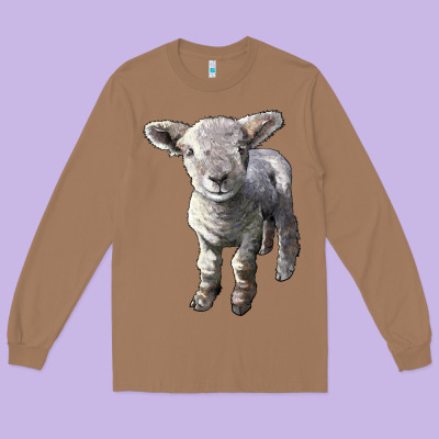 Southdown Baby Sheep Long Sleeve Tee Designed By Lillyallendesigns