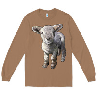 Toasted Coconut southdown baby sheep Long Sleeve Tee - LillyAllenDesigns