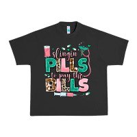 Pigment Black slingin' pills to pay the bills Urban Heavy Tee - MaliasSmallBusiness