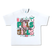 White slingin' pills to pay the bills Urban Heavy Tee - MaliasSmallBusiness