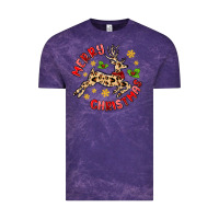Cloud Purple merry christmas deer Vintage Tee - MaliasSmallBusiness