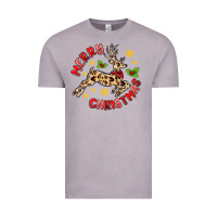 Vintage Zinc merry christmas deer Vintage Tee - MaliasSmallBusiness