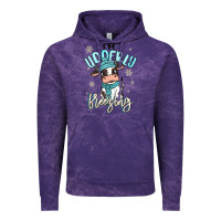 Cloud Purple i'm udderly freezing baby cow Vintage Hoodie - MaliasSmallBusiness