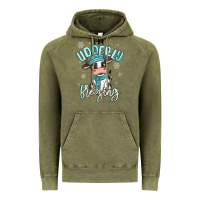 Vintage Olive i'm udderly freezing baby cow Vintage Hoodie - MaliasSmallBusiness