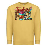 Antique Gold teacher fuel Premium Sweatshirt - OliviaCreatesArt
