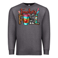 Charcoal Heather teacher fuel Premium Sweatshirt - OliviaCreatesArt