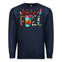Navy teacher fuel Premium Sweatshirt - OliviaCreatesArt