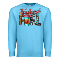 Ocean Blue teacher fuel Premium Sweatshirt - OliviaCreatesArt