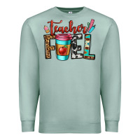 Seafoam teacher fuel Premium Sweatshirt - OliviaCreatesArt