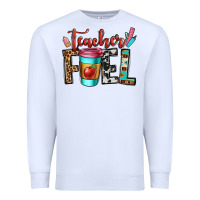 White teacher fuel Premium Sweatshirt - OliviaCreatesArt