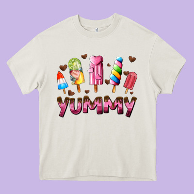 Yummy Heavy Core Tee Designed By Adodesignshop