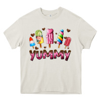 Cream yummy Heavy Core Tee - AdoDesignShop