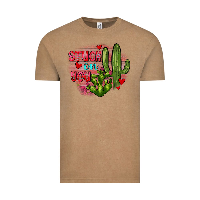 Stuck On You Cactus Vintage Tee by JahusDesignShop | Teevron
