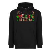Black merry christmas Heavyweight Hoodie - OliviaCreatesArt