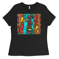 Black fiesta with pepper Ladies Tee - Artiststas
