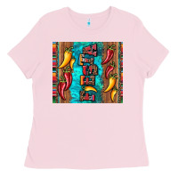 Bubblegum Pink fiesta with pepper Ladies Tee - Artiststas