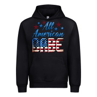 Black All American Babe Urban Hoodie - LillyAllenDesigns