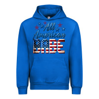 Cobalt All American Babe Urban Hoodie - LillyAllenDesigns