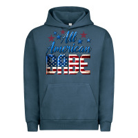 Pigment Midnight Navy All American Babe Urban Hoodie - LillyAllenDesigns