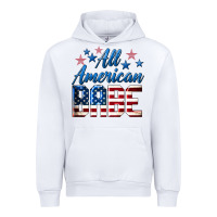 White All American Babe Urban Hoodie - LillyAllenDesigns