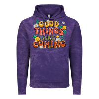 Cloud Purple good things are coming Vintage Hoodie - MaliasSmallBusiness