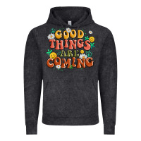 Vintage Black good things are coming Vintage Hoodie - MaliasSmallBusiness