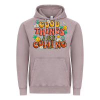 Vintage Zinc good things are coming Vintage Hoodie - MaliasSmallBusiness